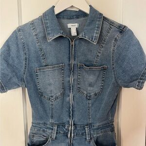 Forever 21 Denim Jumpsuit
